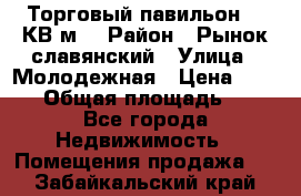 Торговый павильон 25 КВ м. › Район ­ Рынок славянский › Улица ­ Молодежная › Цена ­ 6 000 › Общая площадь ­ 25 - Все города Недвижимость » Помещения продажа   . Забайкальский край
